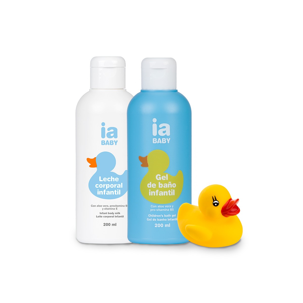 Interapothek pack infantil leche corporal 200ml + gel 200ml