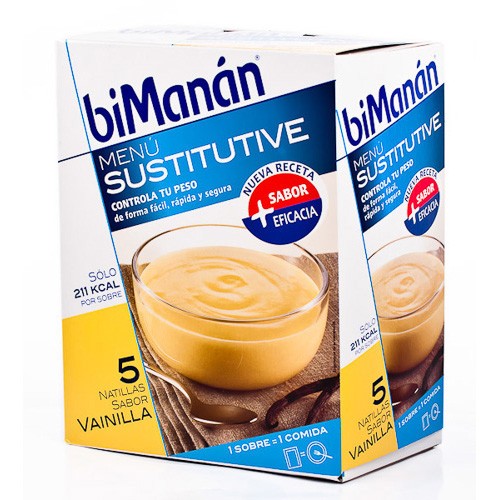 BIMANAN NATILLAS VAINILLA 250GRX5UDS