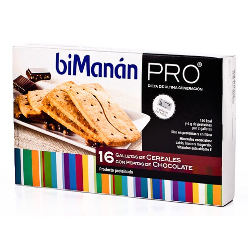 Bimanan pro galletas cereal/choco 16uds