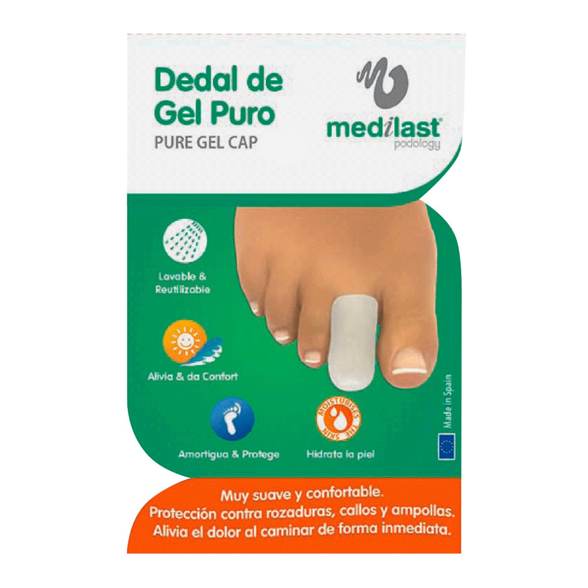 Medilast dedal de gel puro talla grande