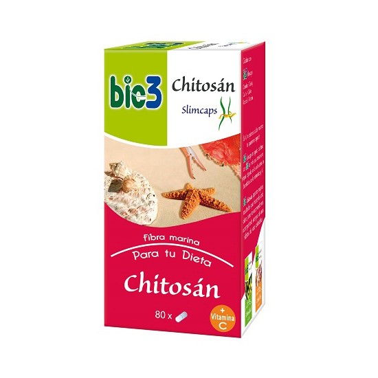 Bie3 chitosan slimcaps 500mg 80 cápsulas