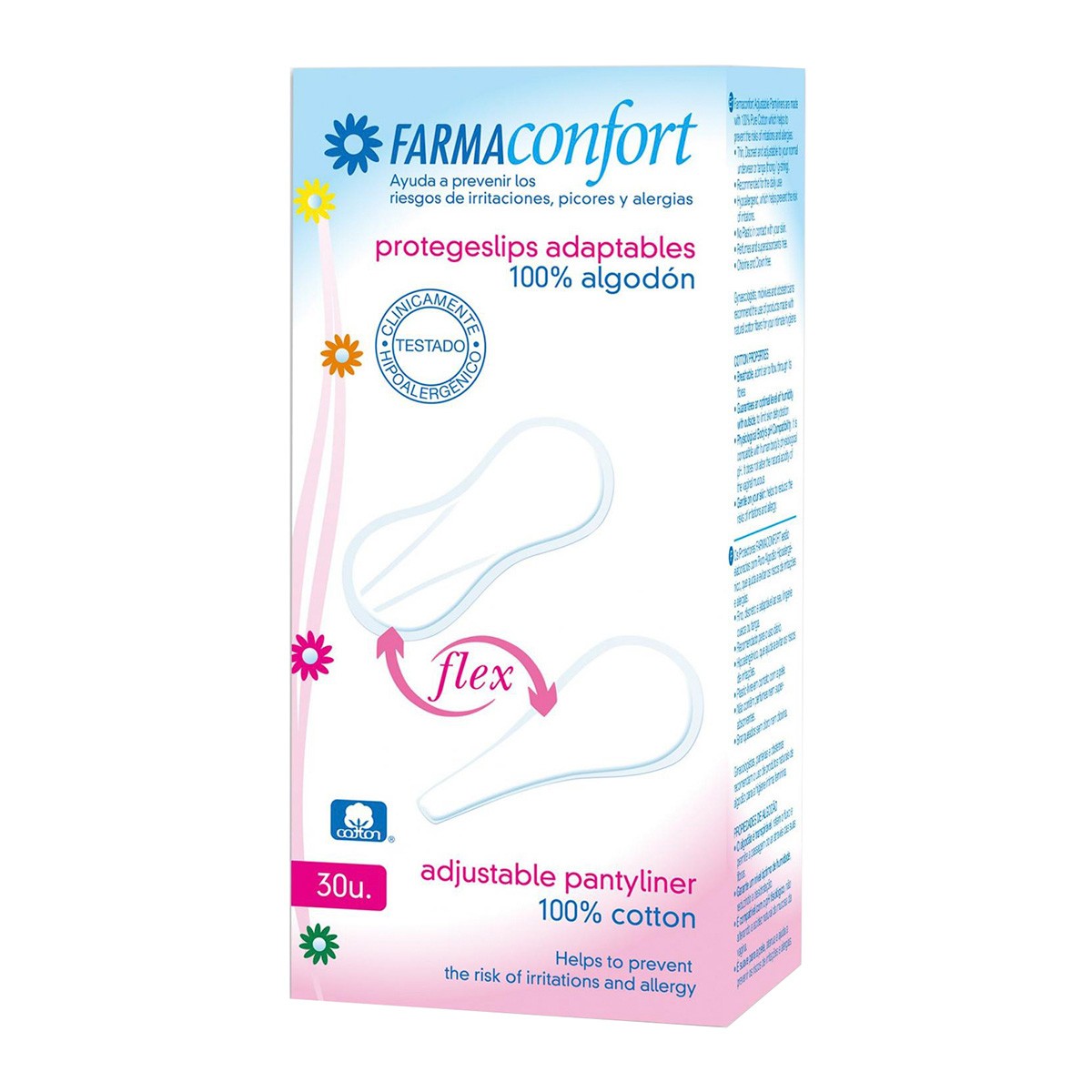 Farmaconfort Flex protegeslips adaptables 30u