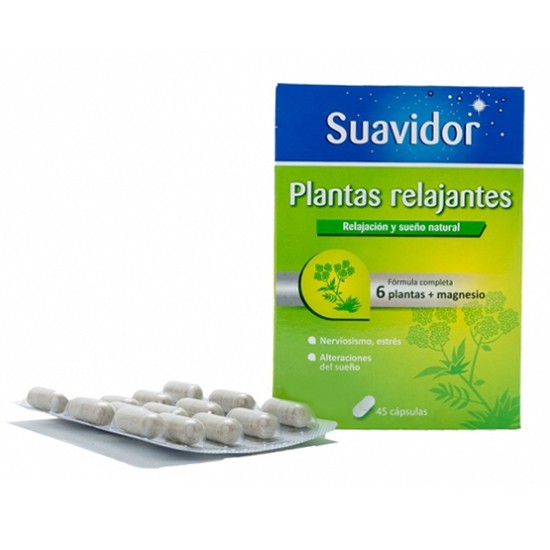 SUAVIDOR PLANTAS RELAJANTES 45 CAPSULAS