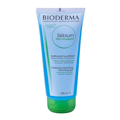 Bioderma Sebium gel moussant s/deterge tubo 200ml