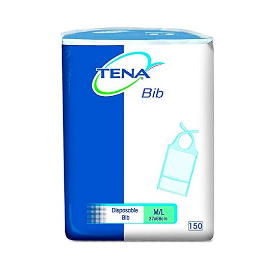 Tena Babero adulto desechable M/L 150uds