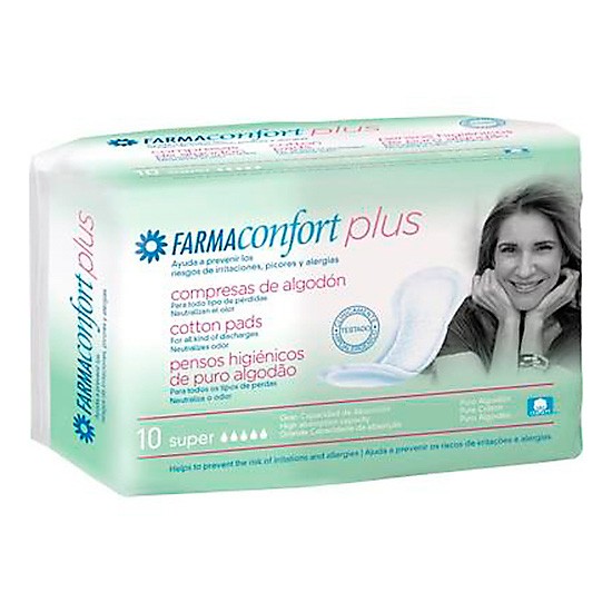 Farmaconfort Compresa algodón super 10uds