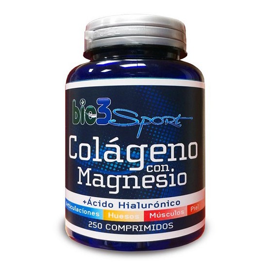 Bie3 sport colágeno+magnesio+hialurónico 250 comprimidos