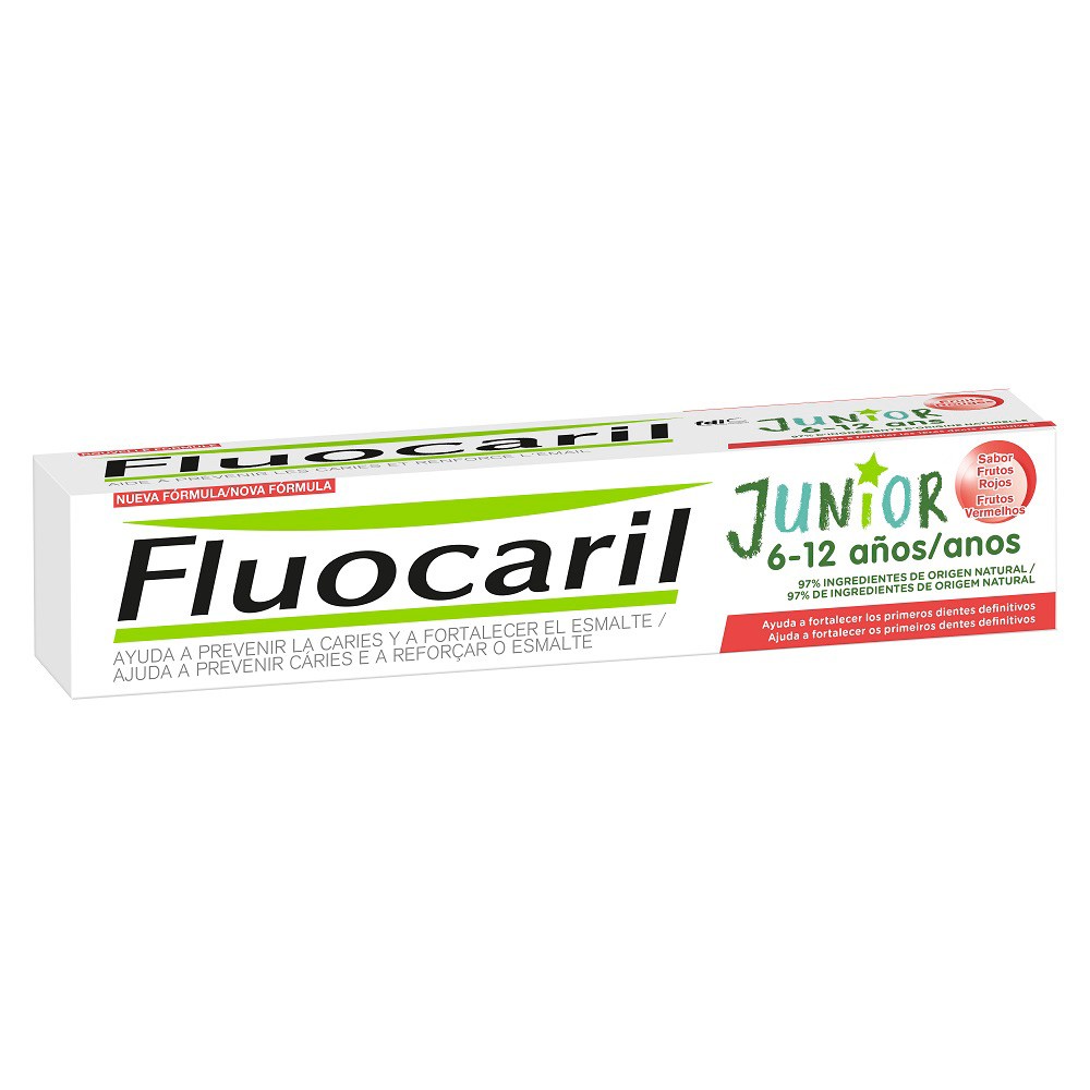 Fluocaril junior gel frutos rojos 75ml