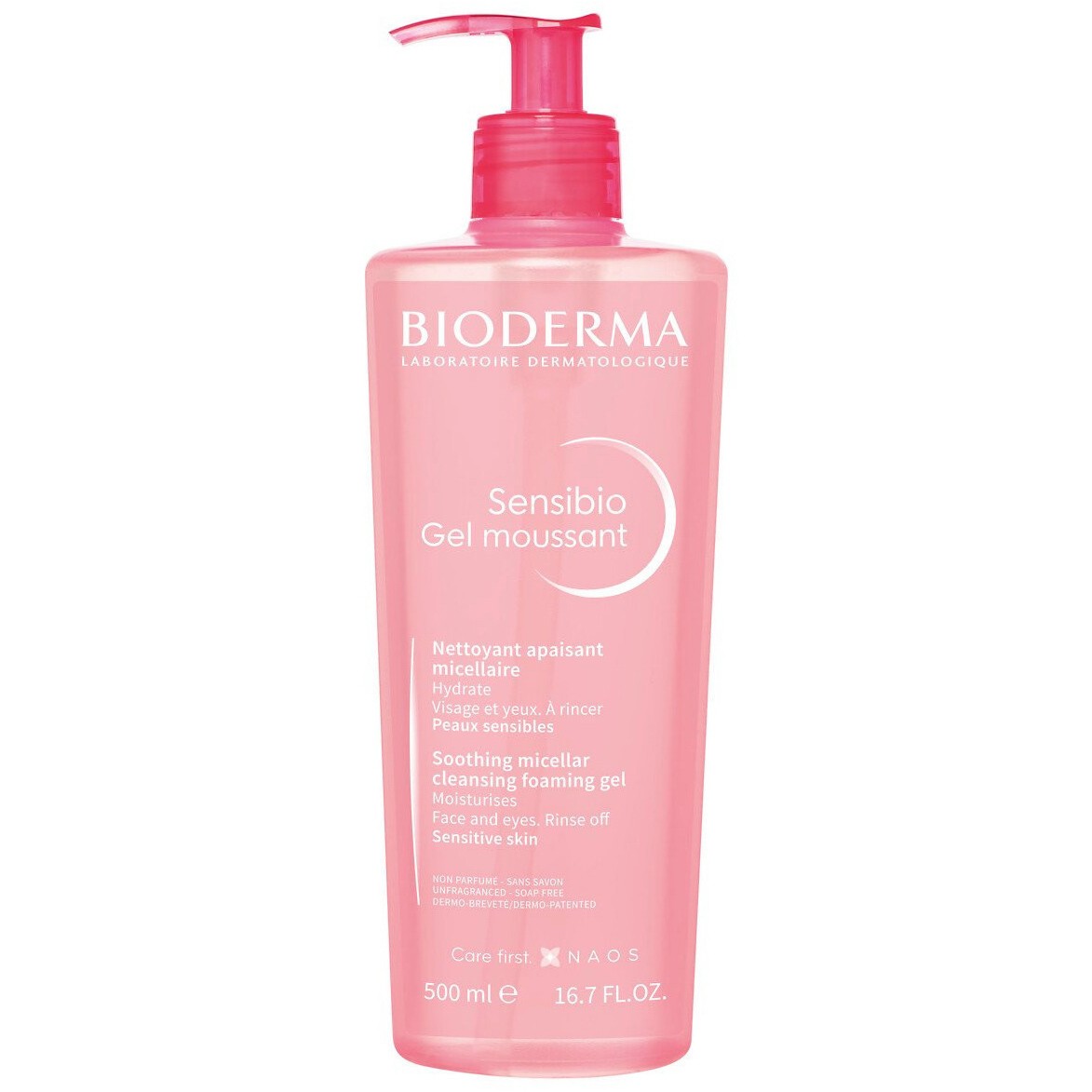 Bioderma Gel Moussant micelar Sensibio 500ml