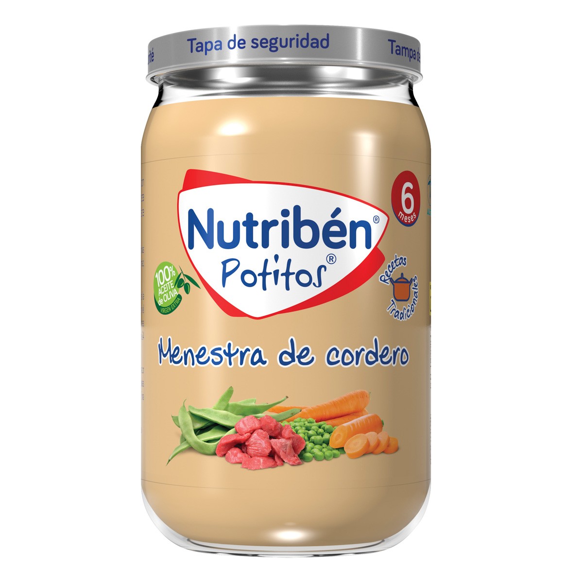 Nutribén Potito recetas tradiconales menestra de cordero 235gr