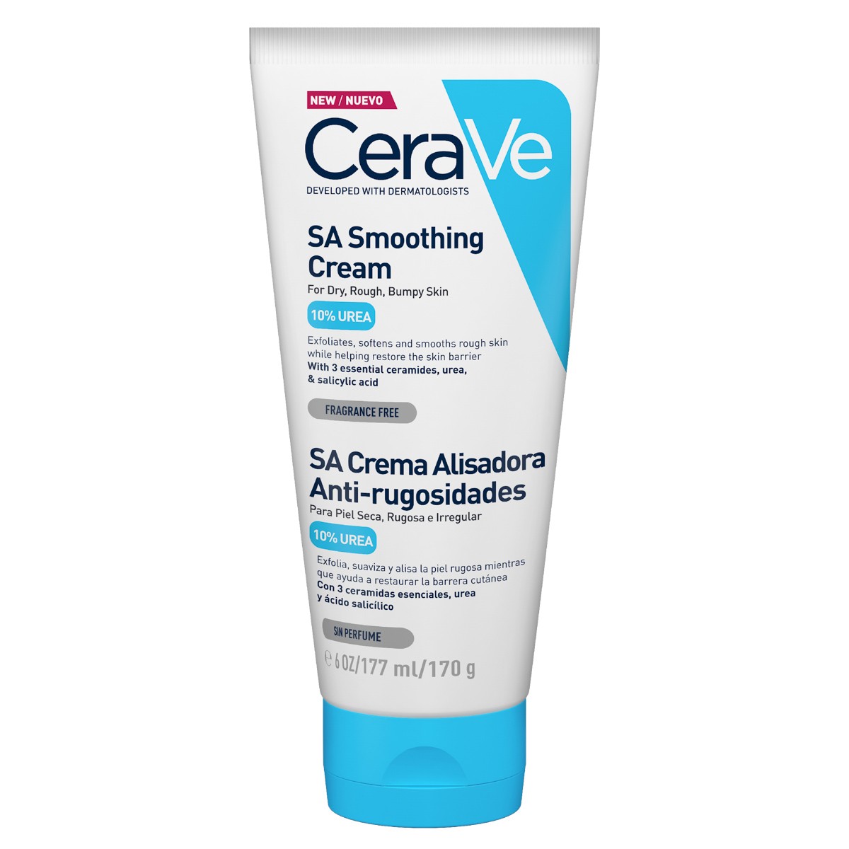 Cerave crema hidratante alisadora antirugosidades 170ml