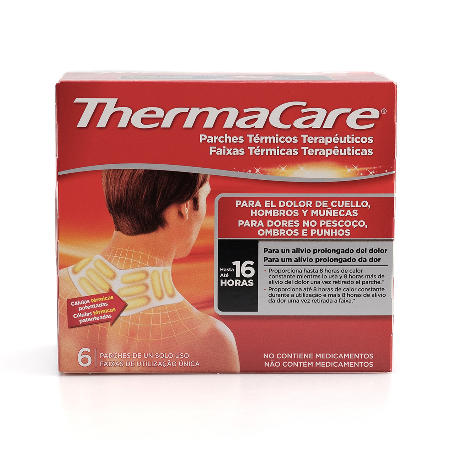 Thermacare cuello hombro 6 parches térmicos