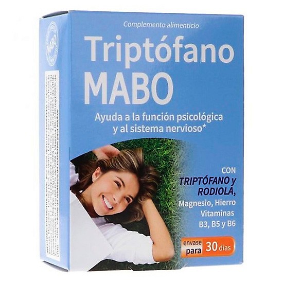 Mabo Triptófano Mabo para el bienestar mental 60 cápsulas