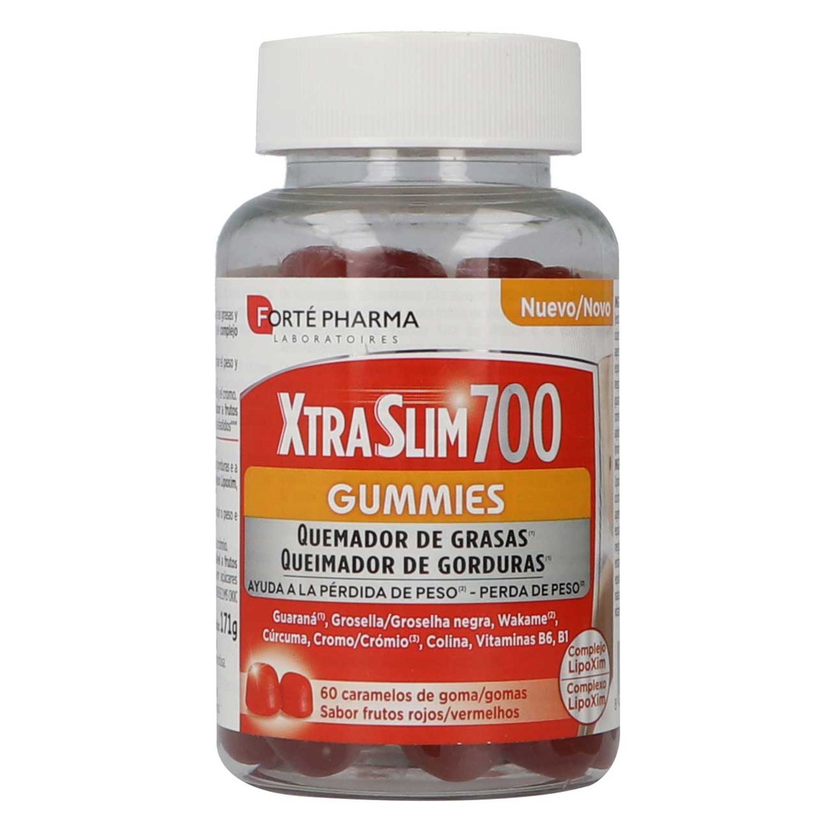 Forté pharma xtraslim 700 gummies 60 caramelos