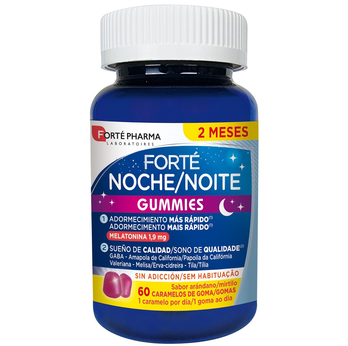 Forté noche 60 gummies