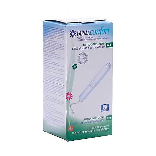 Farmaconfort Tampones farmaconfort super algodón 14 u