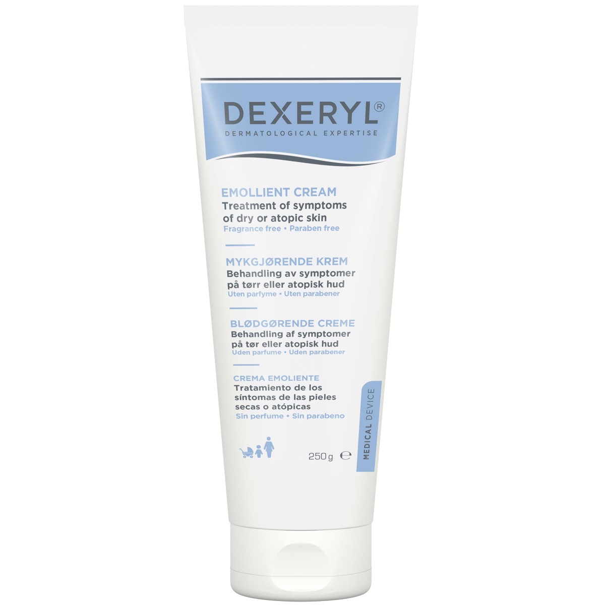 Ducray dexeryl crema emoliente tubo 250ml