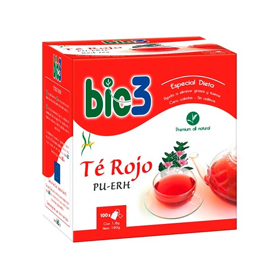 Bie3 te rojo pu-erh ecológico 100 bolsitas